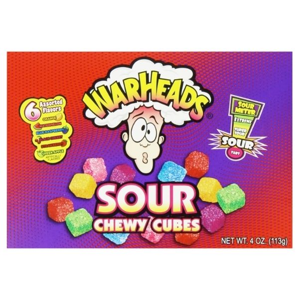 Warheads Chewy Cubes 113g