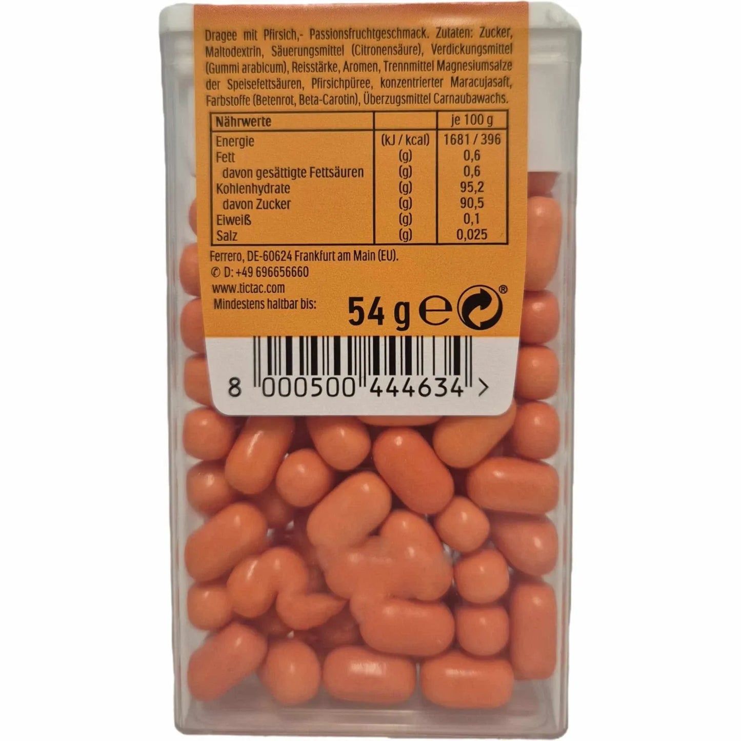 tic tac Peachy Passion 54g - LIMITED EDITION