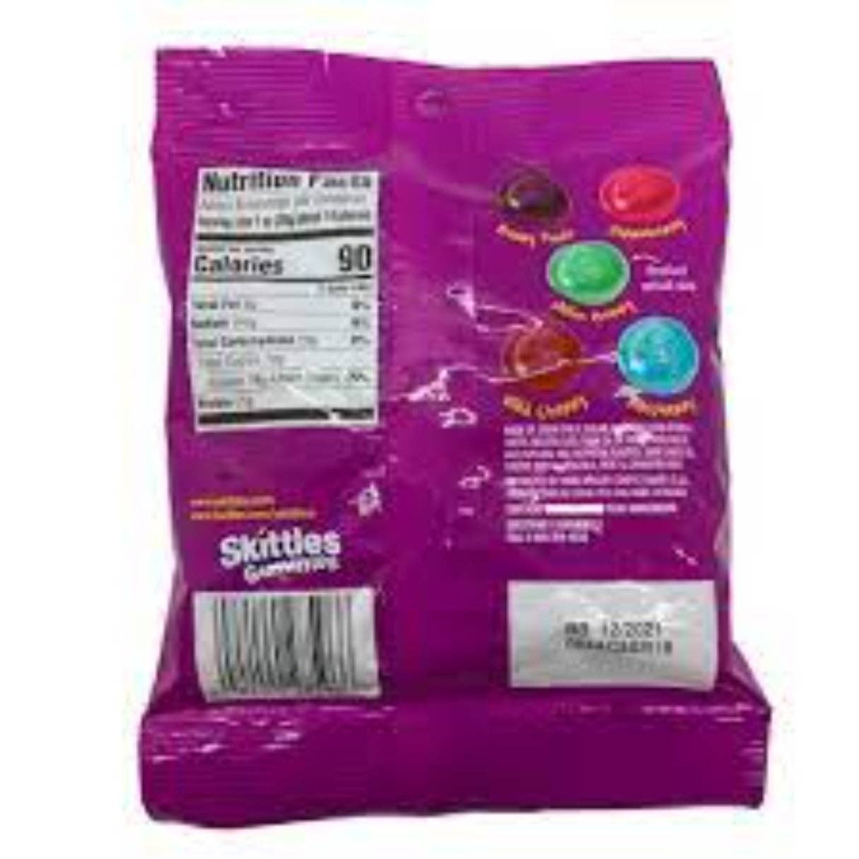 Skittles Wild Berry Gummies Klammerbeutel, 164,4 g (USA)