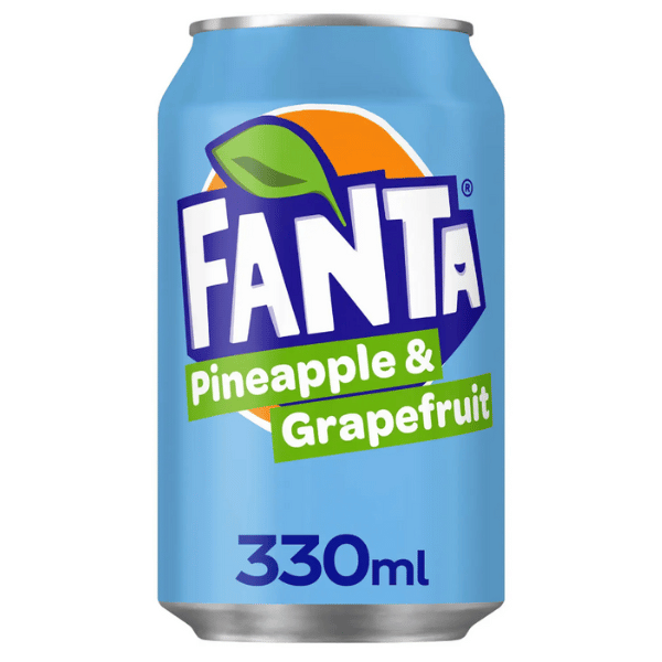 Fanta Pineapple & Grapefruit 330ml - UK Import
