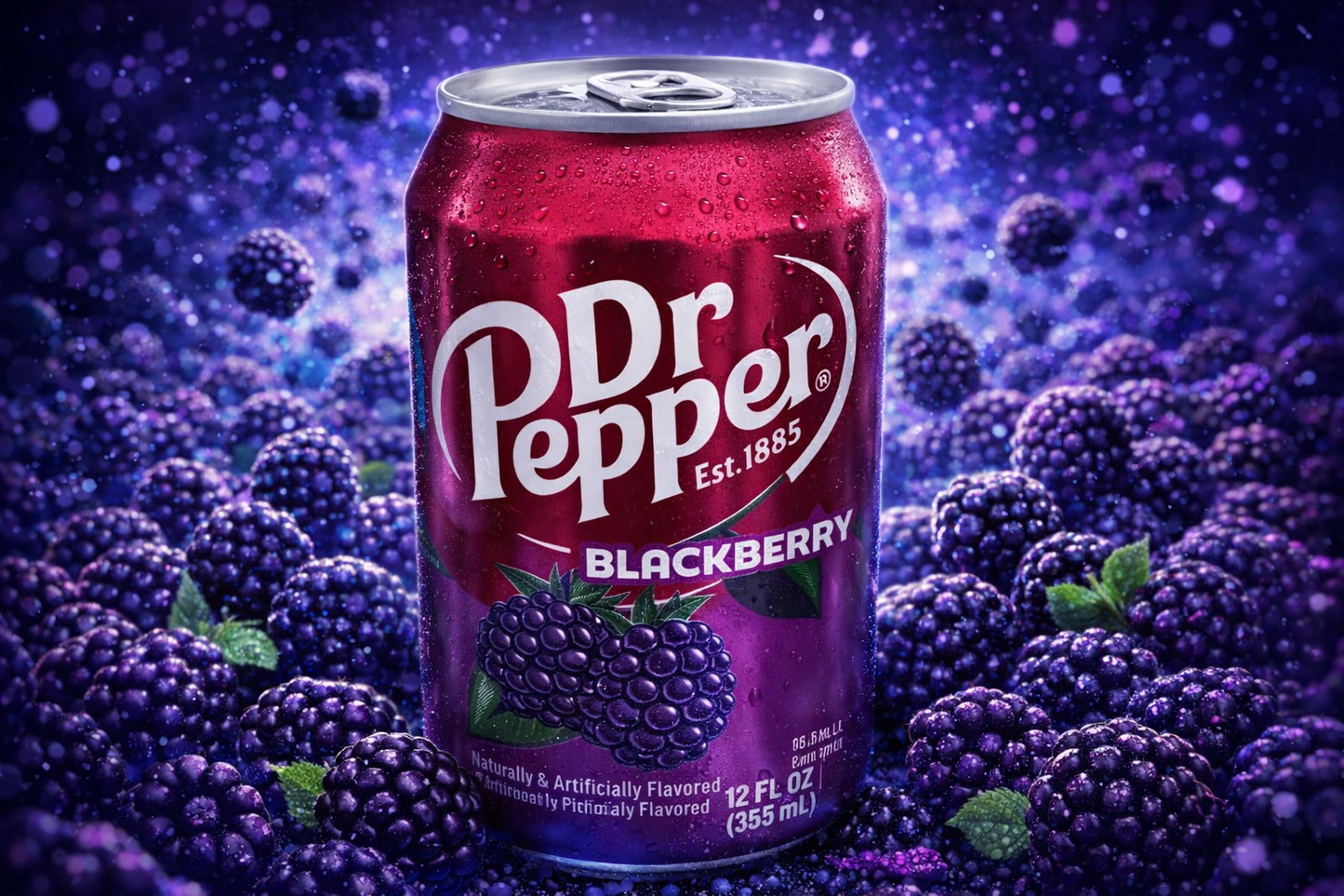 Dr Pepper Blackberry – Erfrischungsgetränk mit Brombeeraroma - (USA) - zzgl.Pfand