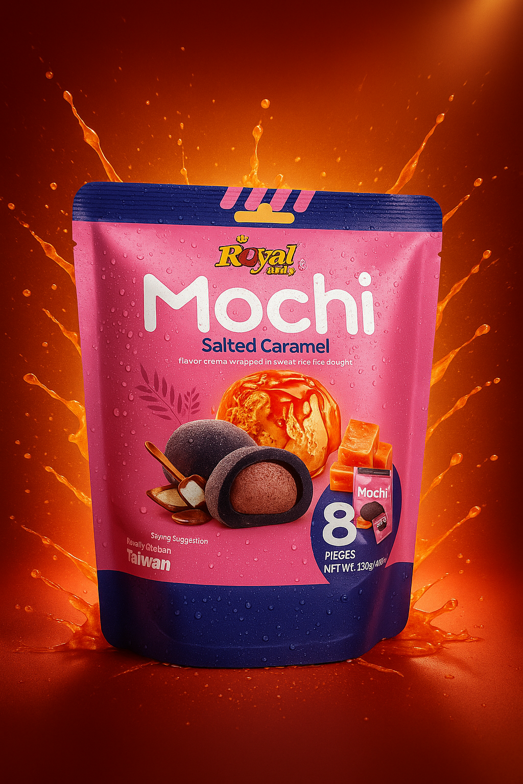 Royal Family - Mochi - Salted Caramel - 120g