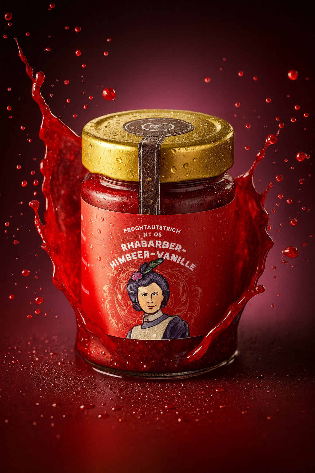 Aufstrich - Rhabarber-Himbeere-Vanille - Nr. 05