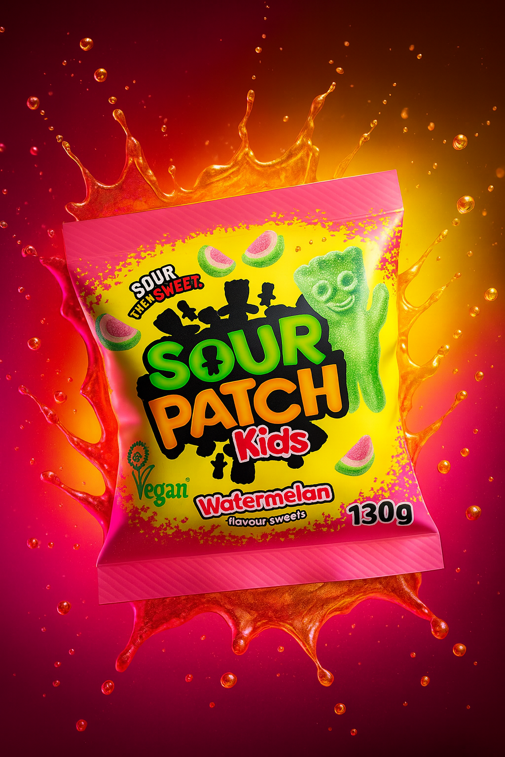 Sour Patch Kids Watermelon 130g MHD!