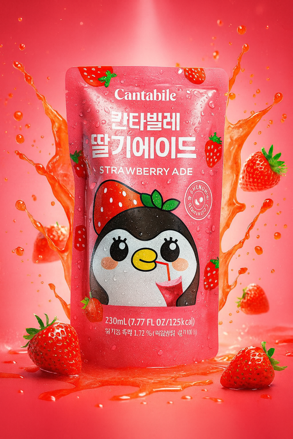 Cantabile - Strawberry Ade - 230ml (KOREA)