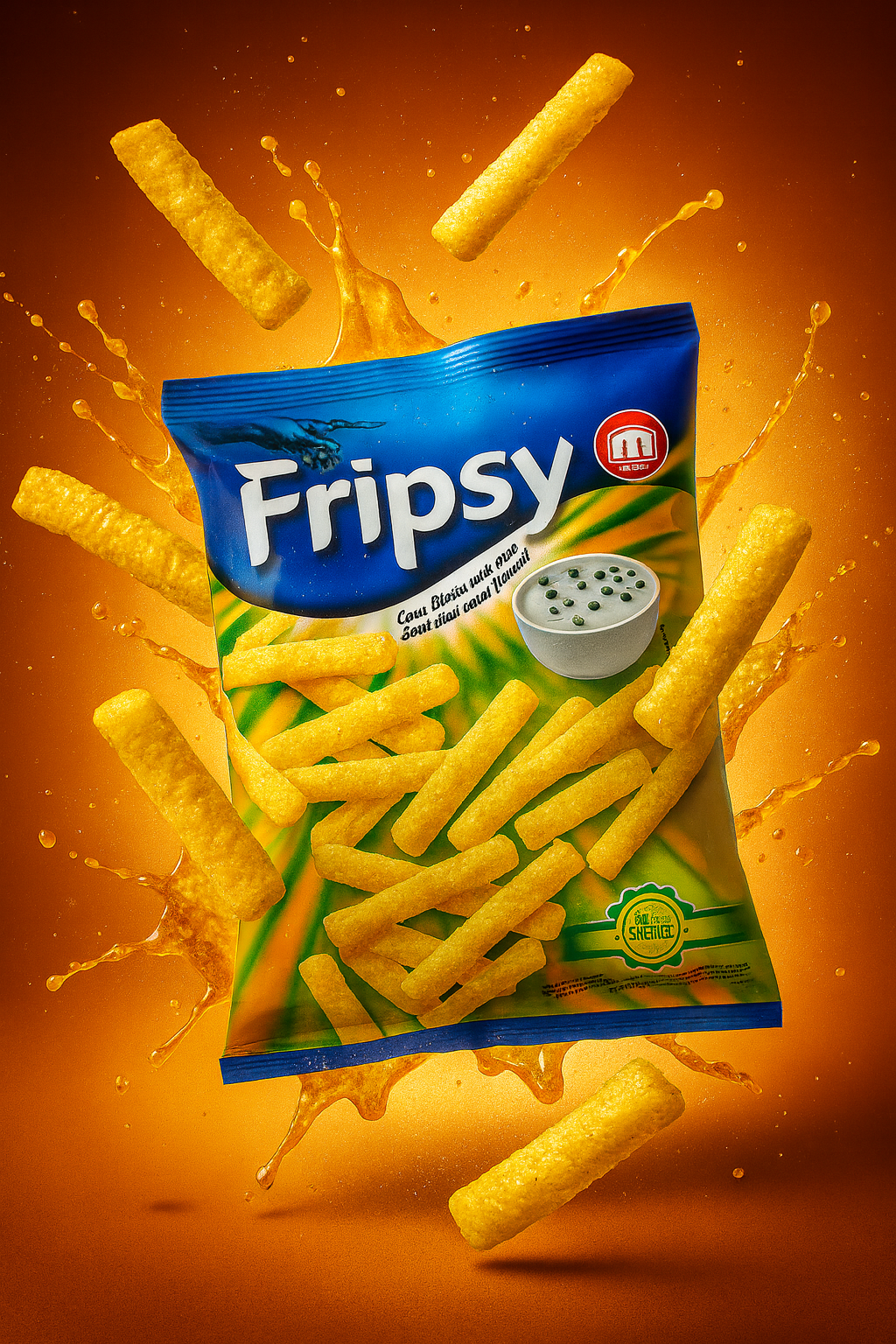 Fripsy Flips Sticks - Sour Cream Onion 40g