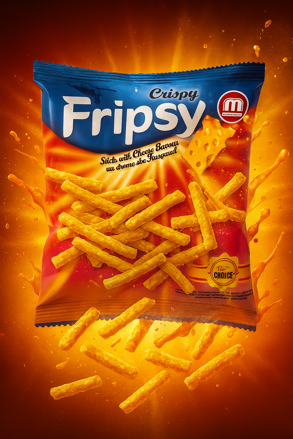 Fripsy Sticks Crispy - Cheese 50g