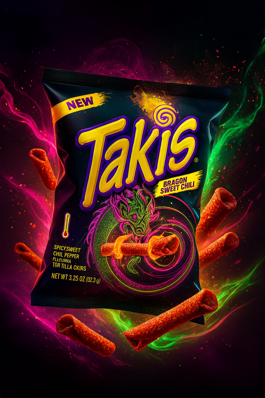 Takis Dragon Sweet Chilli - 100g (USA - Import)