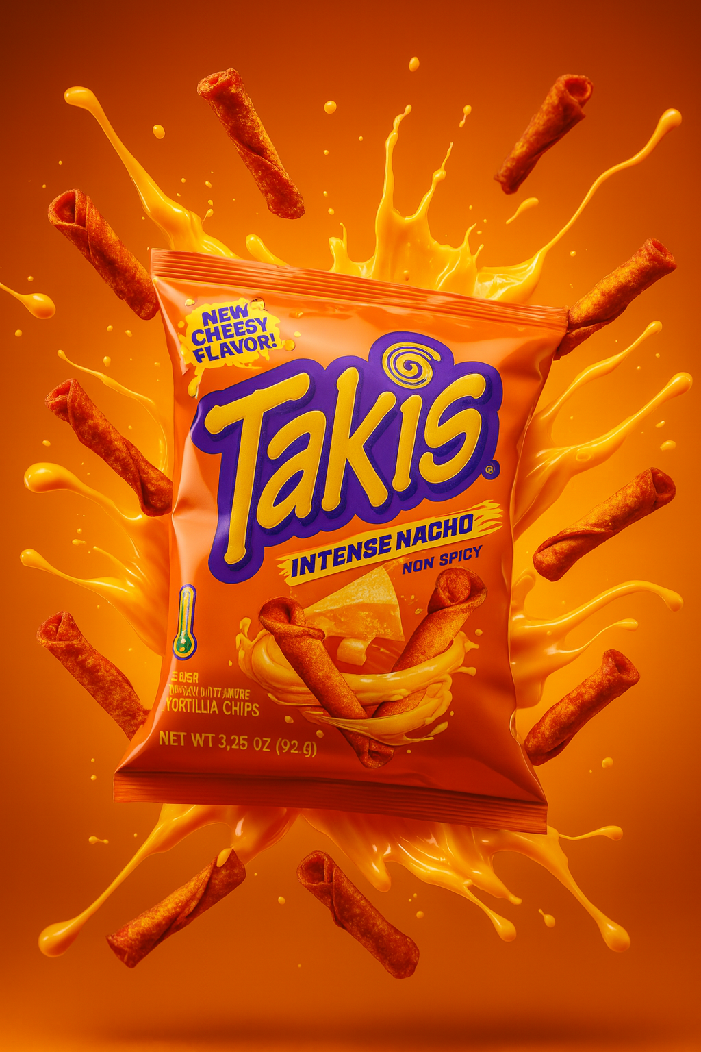 Takis Intense Nacho - 100g (USA - Import)