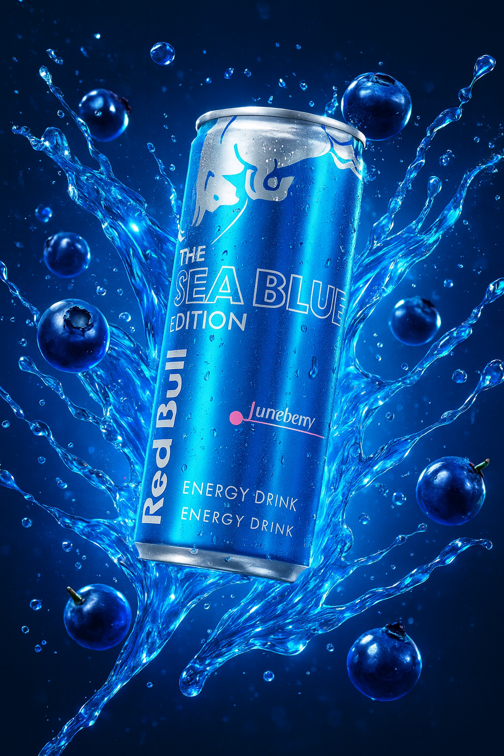 Red Bull Energy Drink Sea Blue Edition Juneberry 250ml