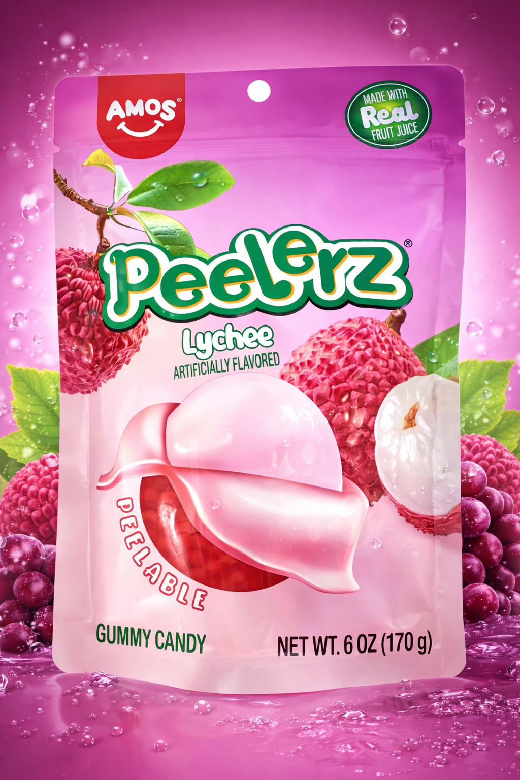 Amos Peeler Litschi 6 Oz (170g) - USA - Import