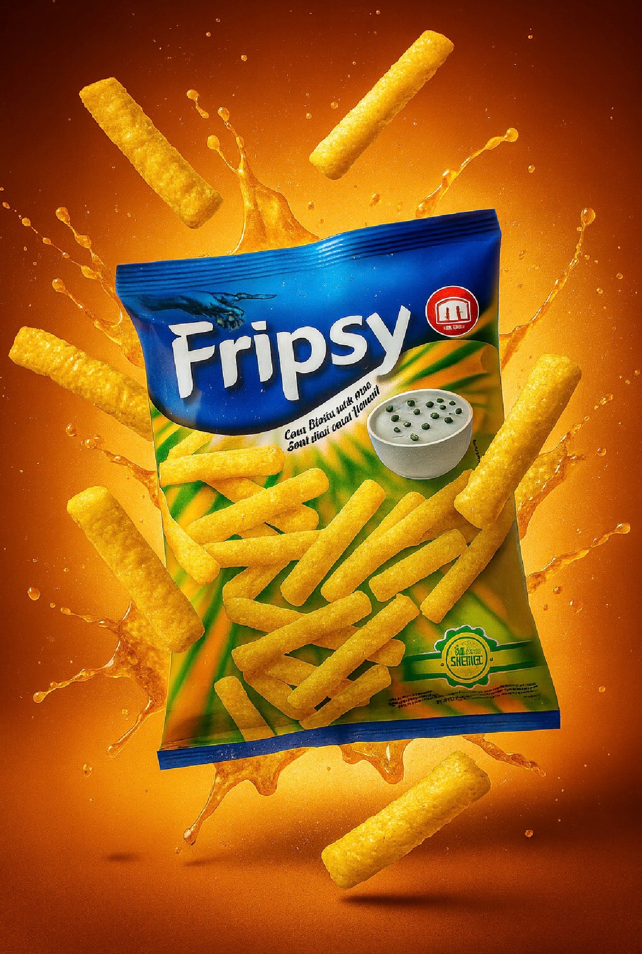 Fripsy Flips Sticks - Sour Cream Onion 40g