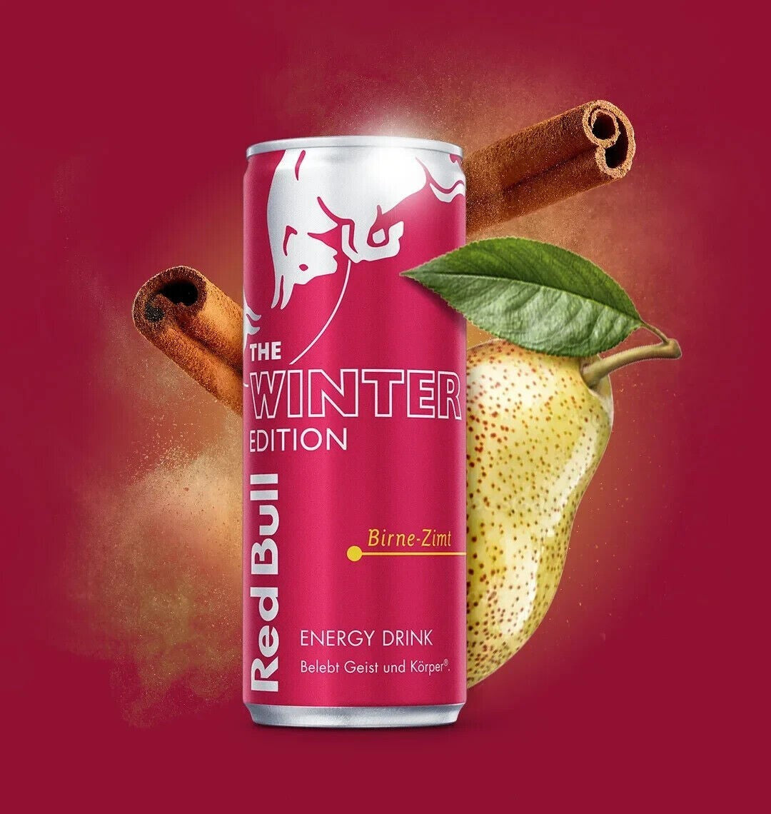 Red Bull The Ruby Edition Birne Zimt Spiced Pear (UK-Import) - Limited Edition