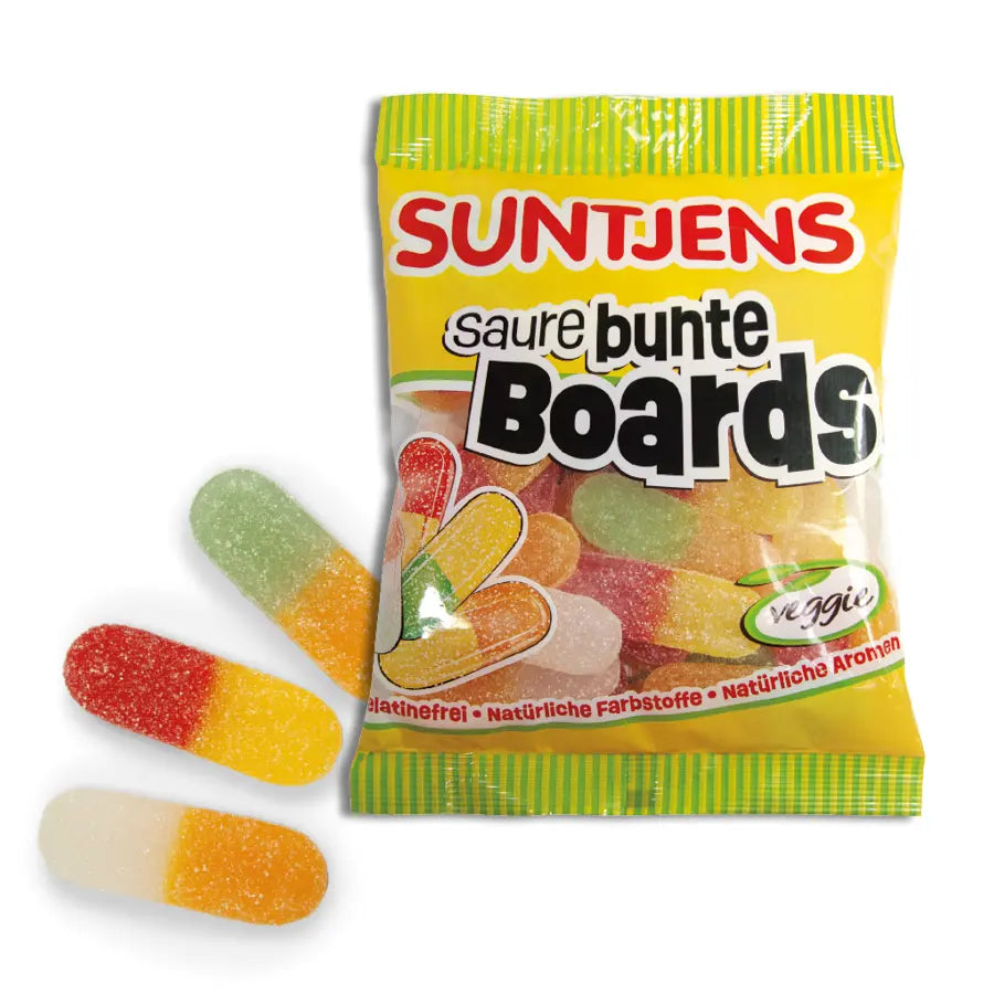 Suntjens Saure Boards 310g -Fruchtgummi.