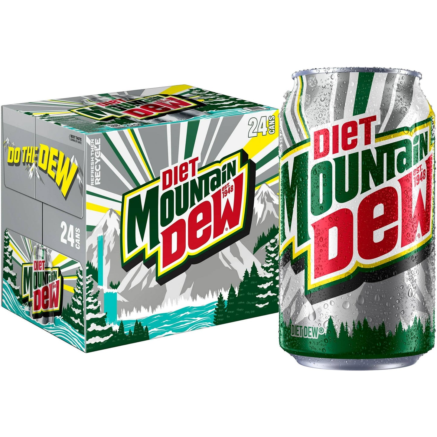 🥤 Mountain Dew Diet Mountain Dew - 355 ml - (USA)