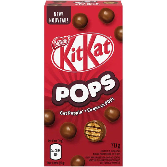 Nestlé KitKat Pops Milchschokoladen-Snacks, Packung mit 70 g, (KANADA)