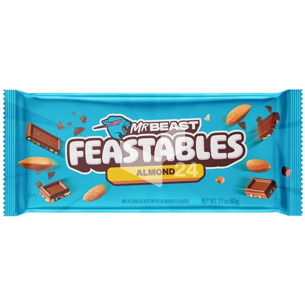 Mr Beast Feastables Almond 60g - USA Import