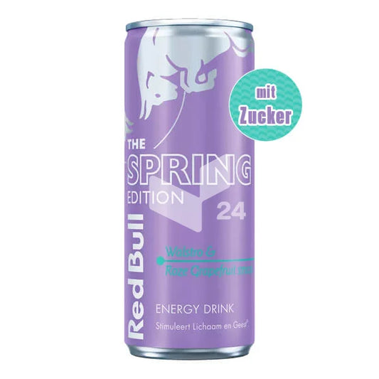 Red Bull Energy Drink Spring Edition Walstro & Roze Grapefruit Smaak 250ml