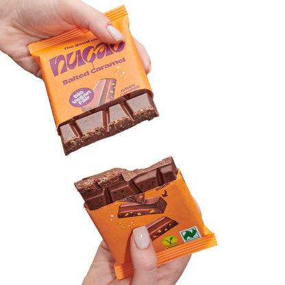 nucao Tafelschokolade Salted Caramel Bio 125g - VEGAN