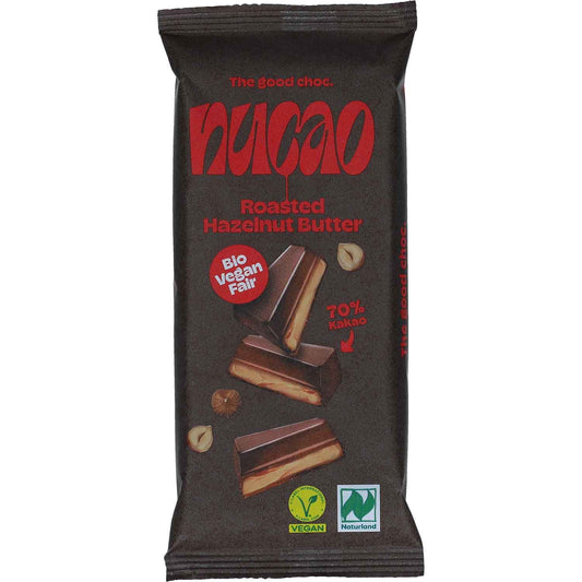 nucao Tafelschokolade Roasted Hazelnut Butter Bio 125g - VEGAN