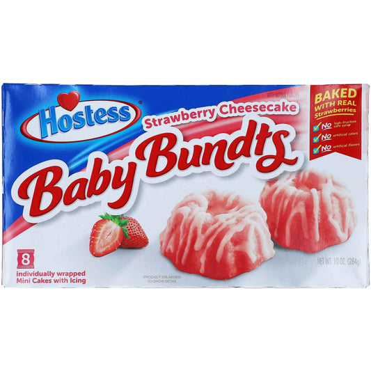 Hostess Baby Bundts Strawberry Cheesecake 8er