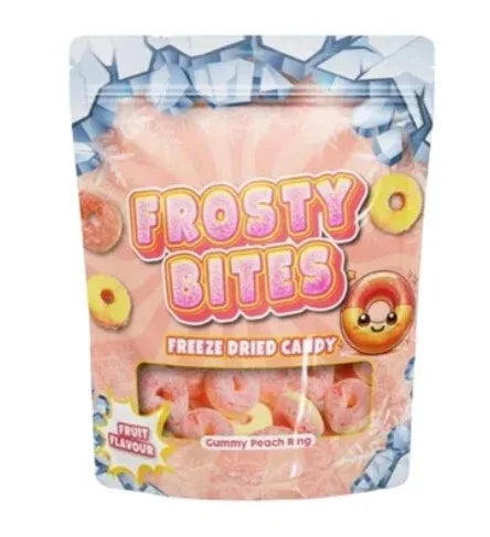 Frosty Bites - Gummy Peach Ring (Pfirsich) Gefriergetrocknet - á 50 g
