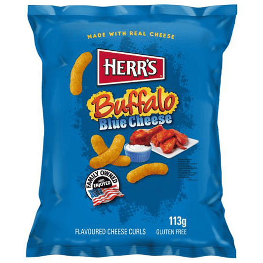 Herr's Buffalo Blue Cheese Curls 113g (USA - Import)