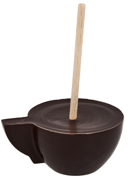 Trinkschokoladenstick Edelbitterschokolade 70% - Trinkschokolade am Holzlöffel / Stiel