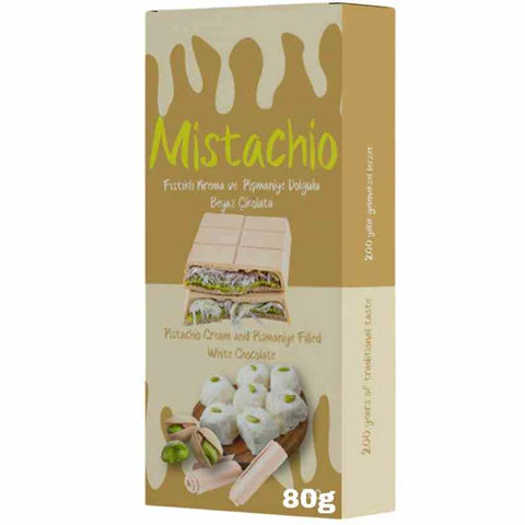 Mistachio - Angel Hair Schokolade White - 80g