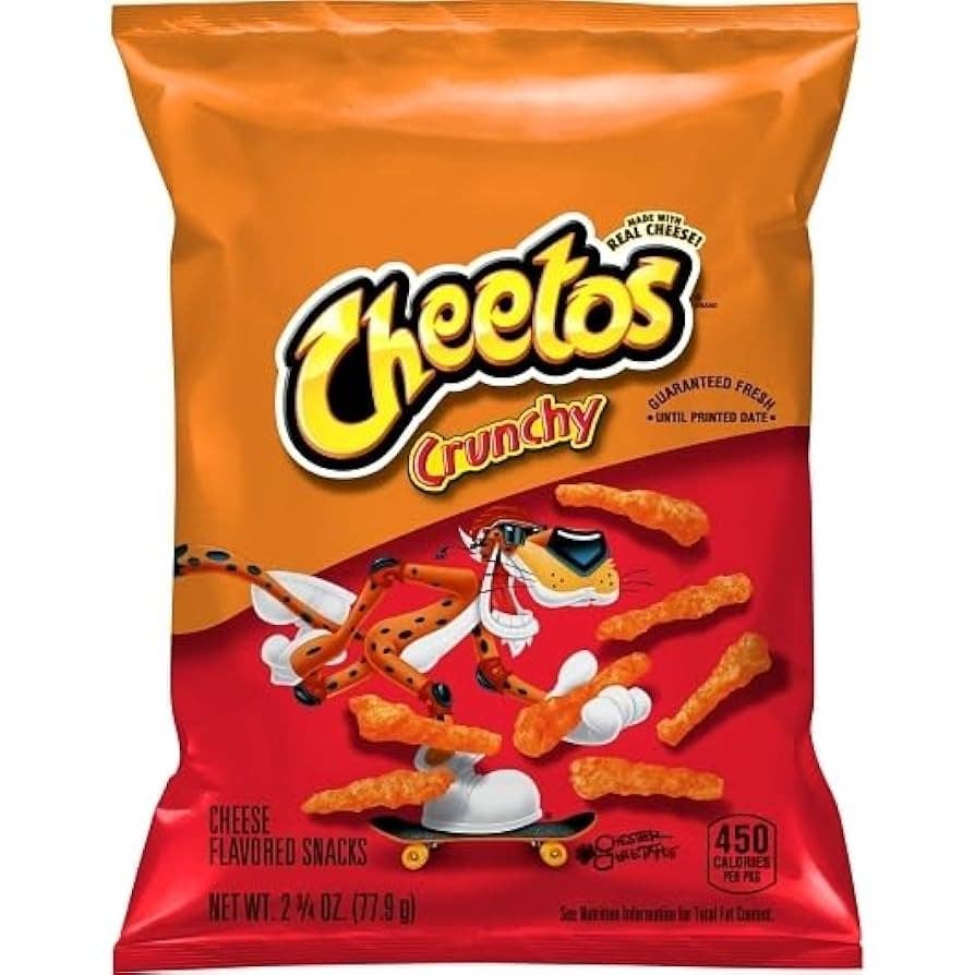 Frito Lay Cheetos Regular Cheese Crunchy Chips 75 g (USA)