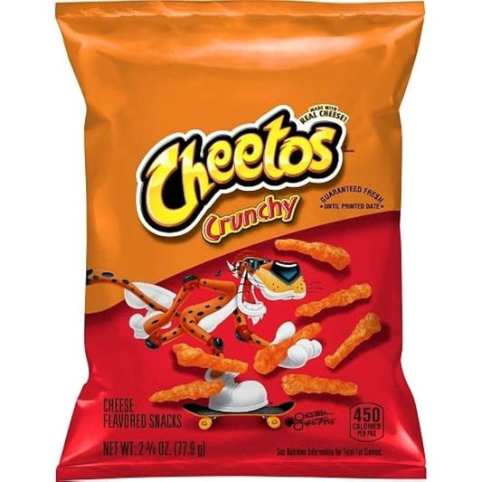 Frito Lay Cheetos Regular Cheese Crunchy Chips 75 g (USA)