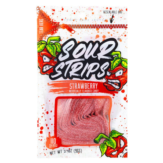 Sour Strips Erdbeere 96g (USA)