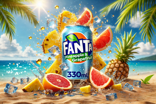Fanta Pineapple & Grapefruit 330ml - UK Import- zzgl. Pfand