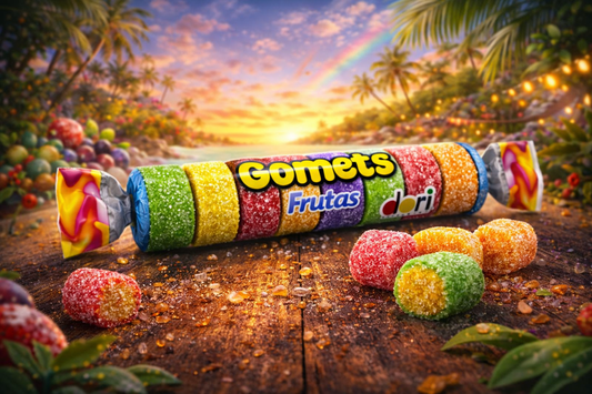 DORI Gomets Kaubonbon Fruchtmix - Balas de Goma Sabor de Frutas Sortidas - (BRASILIEN)
