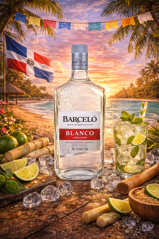 BARCELO Blanco Añejado - Weißer Rum, 700ml, 37,5% vol - (DOMINIKANISCHE REP.)