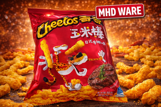 Cheetos – japanische Steak-Geschmacksrichtung (Mais-Snack), Nettofüllmenge: 50 g - (USA - Import)