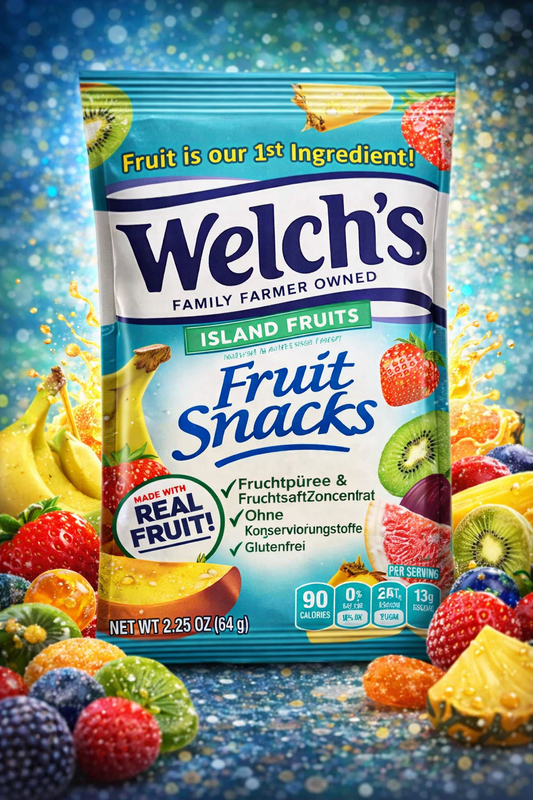 🍍 Welch’s Fruit Snacks – Island Fruits  Fruchtgummi mit tropischen Fruchtaromen