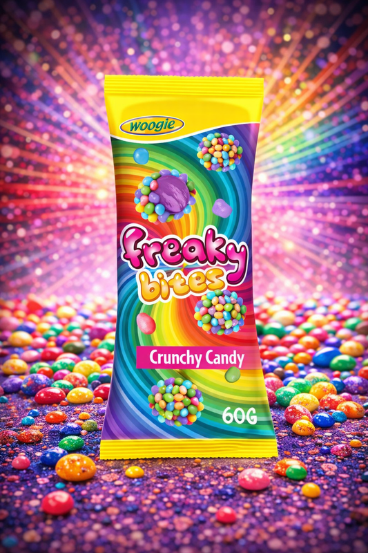 Woogie Freaky Bites – Crunchy Candy | 60 g