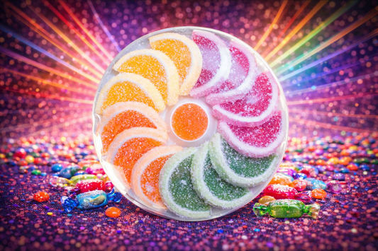 🍊🍋 Fruchtgelee Scheiben Mix – gezuckerte Fruchtgummis