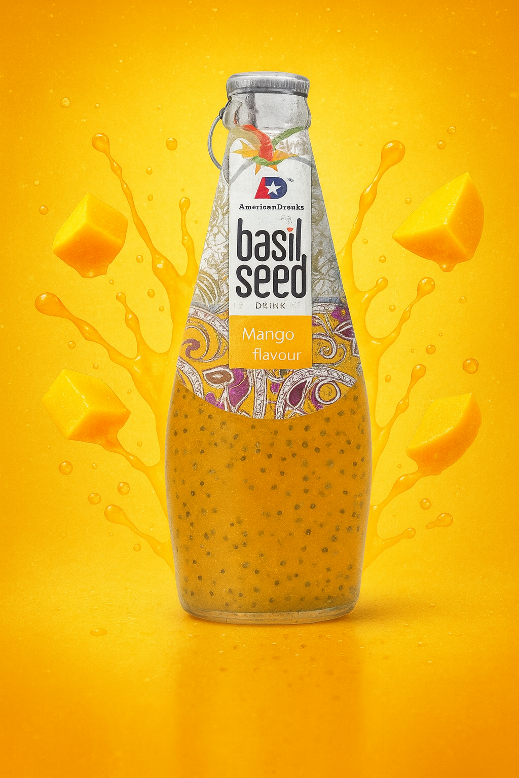 AmericanDrinks - Basil Seed Mango Flavour 290ml (VITNAM / THAILAND)