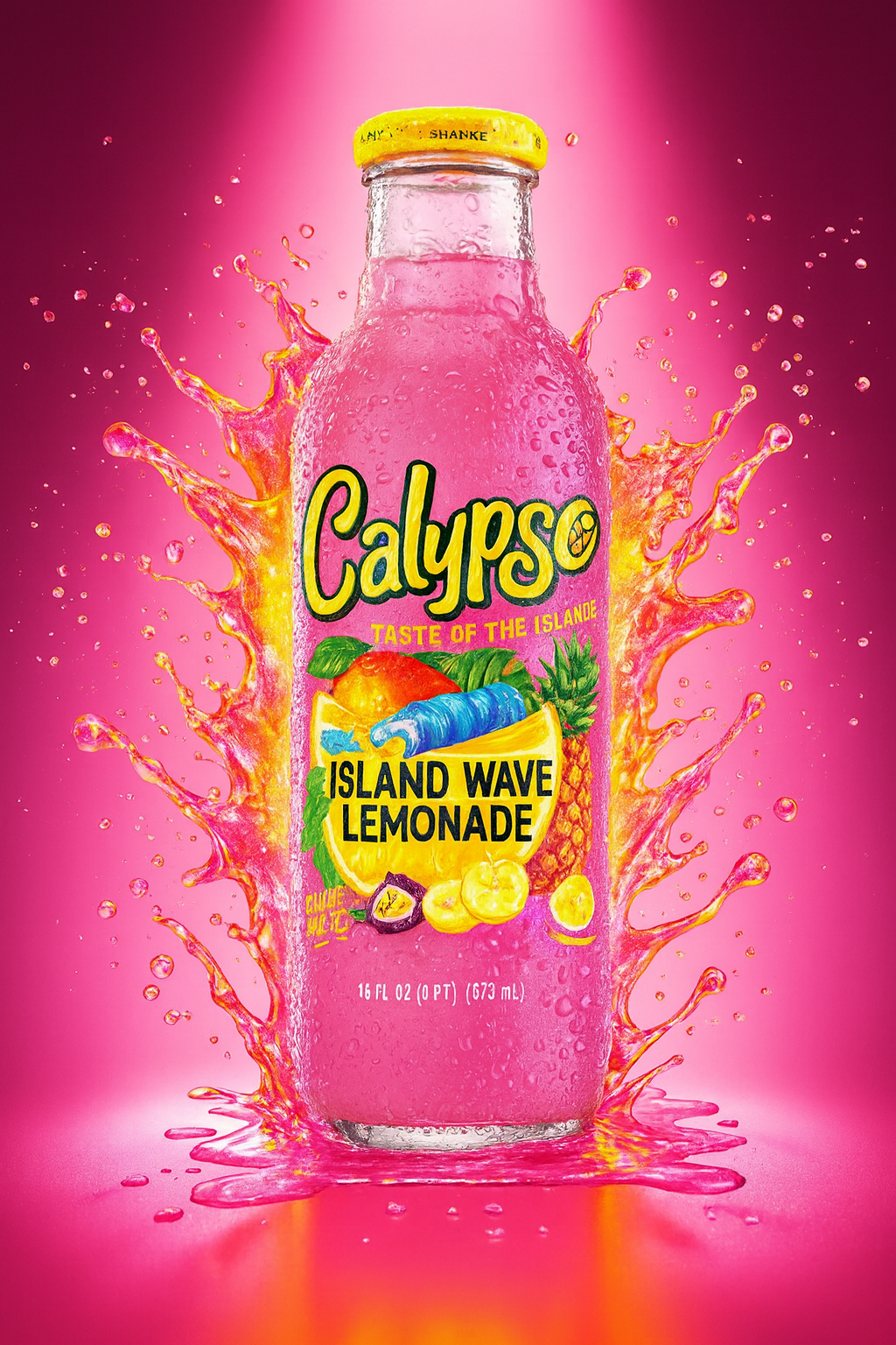 Calypso - Island Wave Lemonade - 473ml (USA)