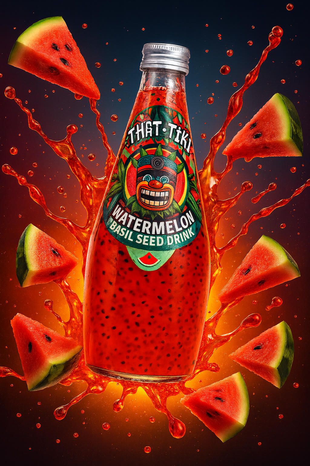 Thai Tiki - Basil Seed - Watermelon - 290ml (VITNAM / THAILAND)