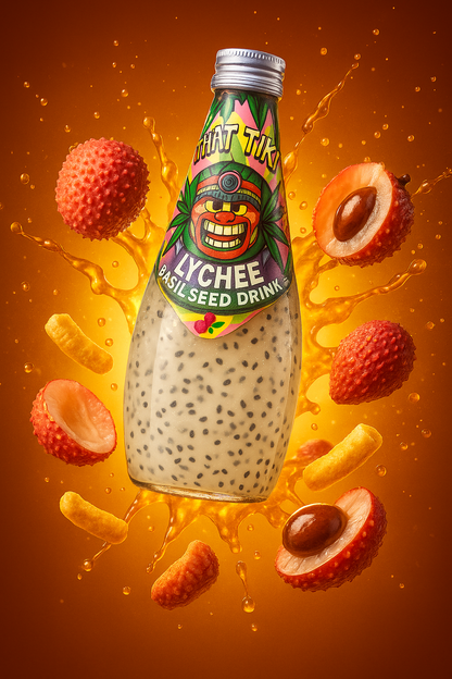 Thai Tiki - Basil Seed - Lychee - 290ml (Vitnam / THAILAND)
