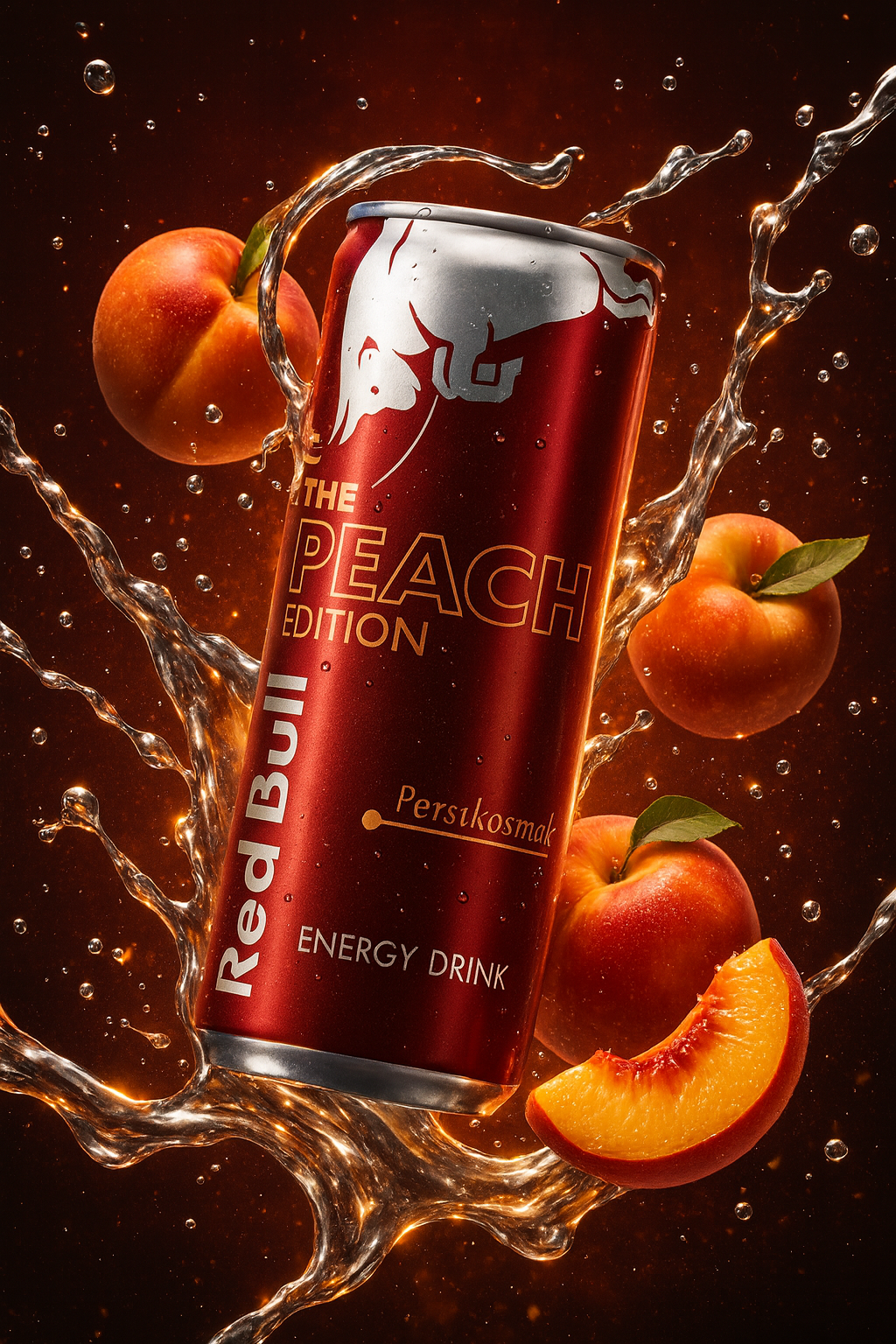 Red Bull Energy Drink Peach Edition Persikosmak 250ml