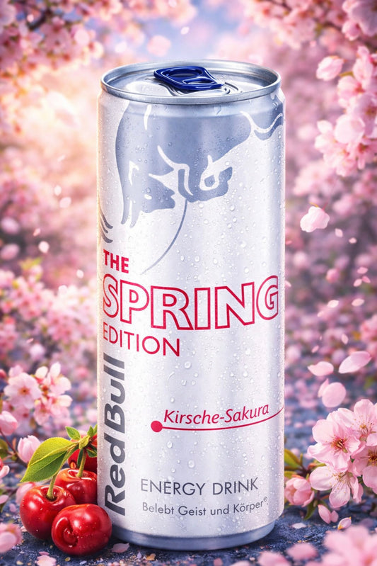 🥤 Red Bull The Spring Edition – Kirsche-Sakura (Energy Drink)
