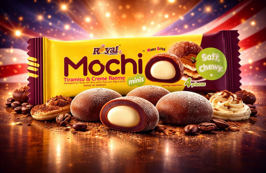 ROYAL FAMILY - MOCHI - RIEGEL - TIRAMISU - 40G