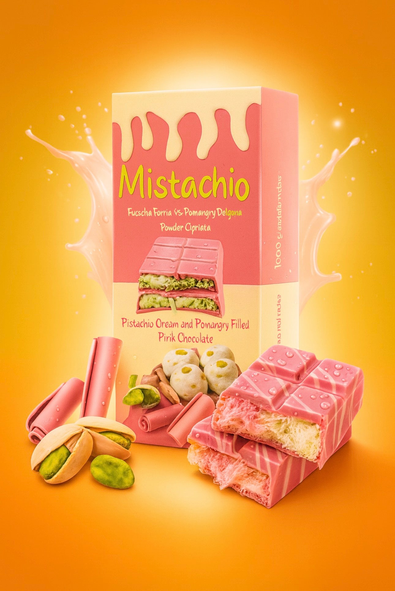 Angel Hair Mistachio Ruby Schokolade 80 g