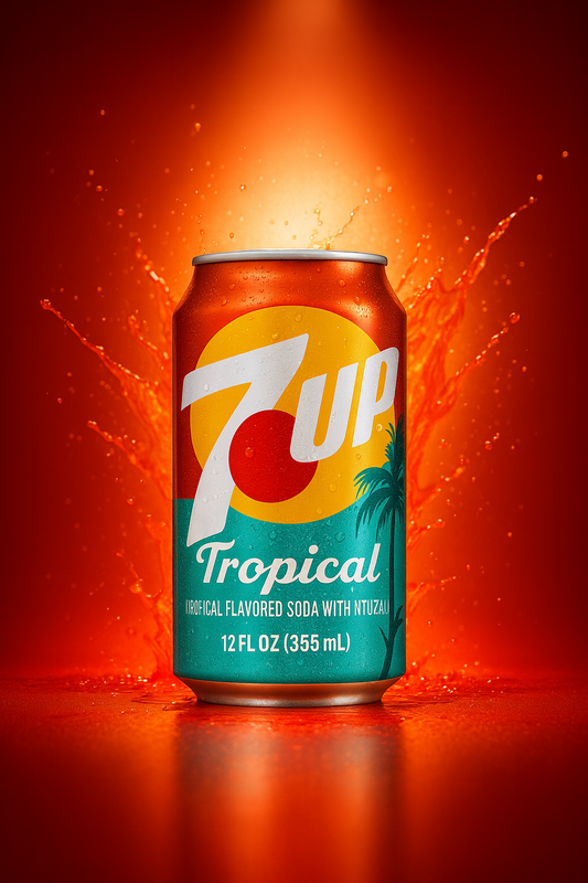 7UP Tropical 355ml - USA Import