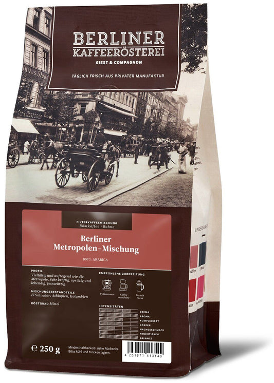 Berliner Kaffeerösterei - Berliner Metropolen-Mischung