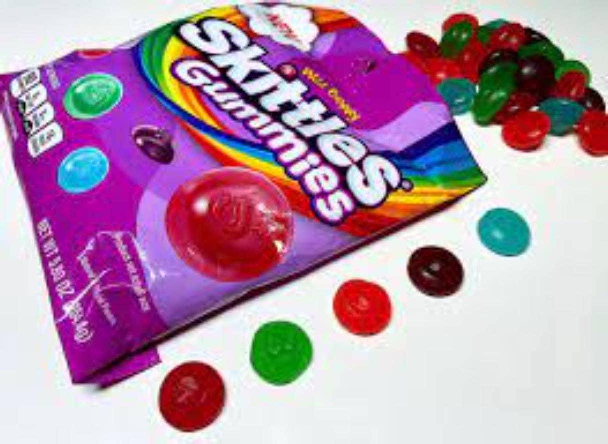 Skittles Wild Berry Gummies Klammerbeutel, 164,4 g (USA)